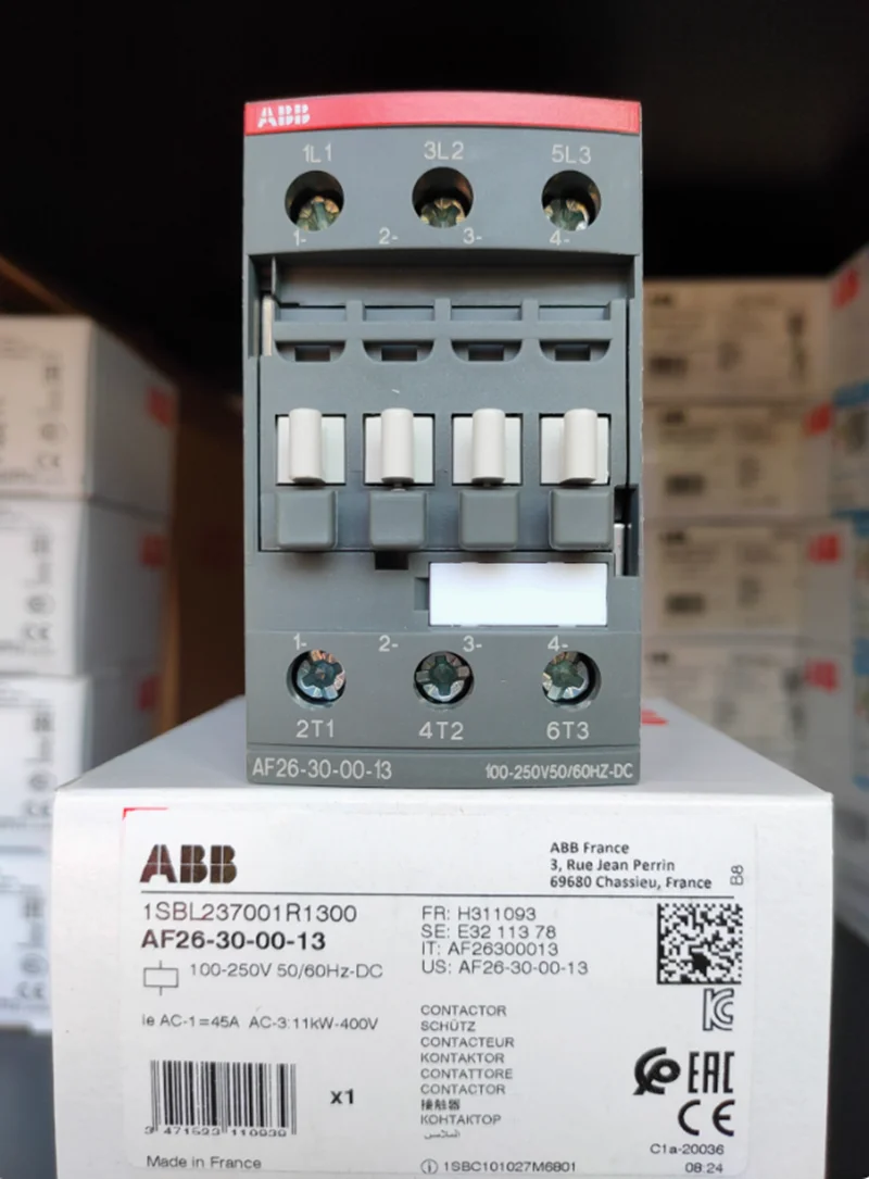 3-ступенчатые контакторы ABB серии AF AC/DC 50 Гц/60 Гц 11 кВт AF26-30-00-** AF26-30-11-**
3-ступенчатые контакторы ABB серии AF AC/DC 50 Гц/60 Гц 11 кВт AF26-30-00-** AF26-30-11-**