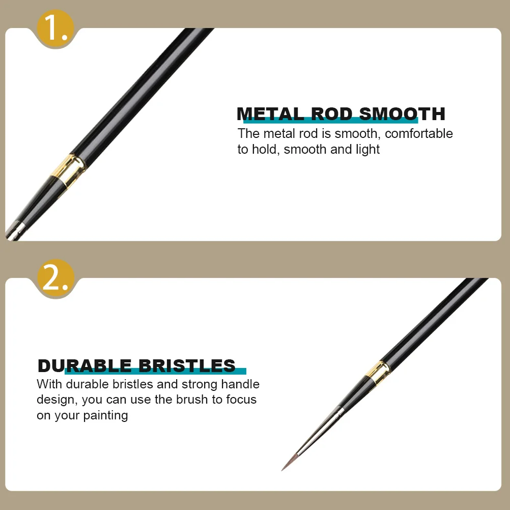 7Pcs Detachable Metal Handle Painting Brush Kit Premium Weasel Hair Durable Sturdy Bristles Art Tools Home Office Drawing
7Pcs Detachable Metal Handle Painting Brush Kit Premium Weasel Hair Durable Sturdy Bristles Art Tools Home Office Drawing