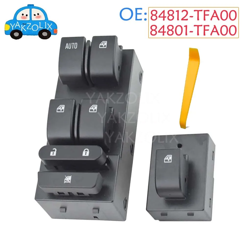 For FAW Junpai CX65 D60 2013 2014 2015 2016 2017 2018 Electric Power Lifter Window Switch Button Parts 84801-TFA00 84812-TFA00
For FAW Junpai CX65 D60 2013 2014 2015 2016 2017 2018 Electric Power Lifter Window Switch Button Parts 84801-TFA00 84812-TFA00