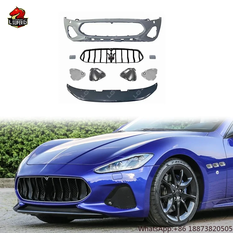 Пластиковый комплект кузова, подходящий для Maserati GT, обновление Z, аксессуары для переднего бампера автомобиля
Пластиковый комплект кузова, подходящий для Maserati GT, обновление Z, аксессуары для переднего бампера автомобиля