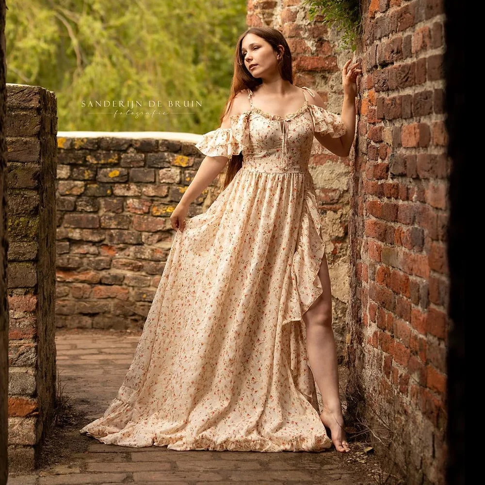 Maternity Dresses For Baby Showers Printed Chiffon Hollow Embroidered Dress Pregnant Women Photo Shoot Spaghetti Strap Dress
Maternity Dresses For Baby Showers Printed Chiffon Hollow Embroidered Dress Pregnant Women Photo Shoot Spaghetti Strap Dress