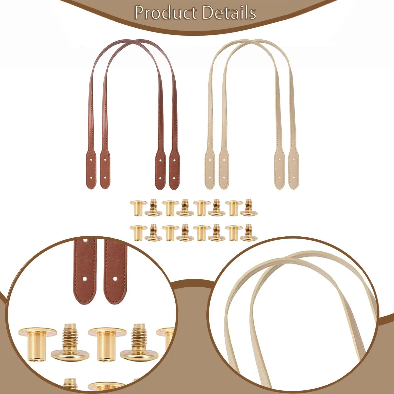 4x Handbag Handles Bag Belt Strap with Accessories Purses Handles for Party Travel
4x Handbag Handles Bag Belt Strap with Accessories Purses Handles for Party Travel