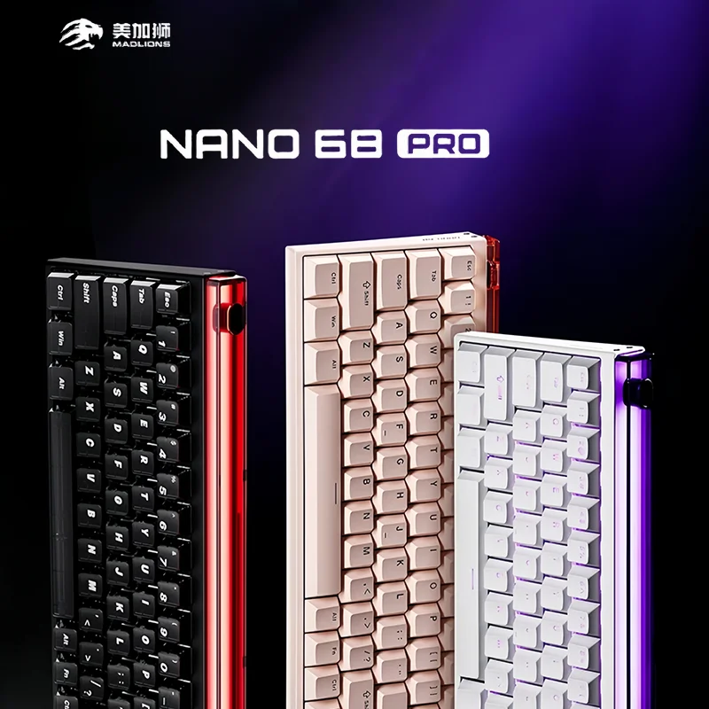 FGG Nano68 pro Gaming Keyboard Adjustable Magnetic Axis TTC TianWang Switches for Esports Mice And Keyboards Computer Accessory
FGG Nano68 pro Gaming Keyboard Adjustable Magnetic Axis TTC TianWang Switches for Esports Mice And Keyboards Computer Accessory