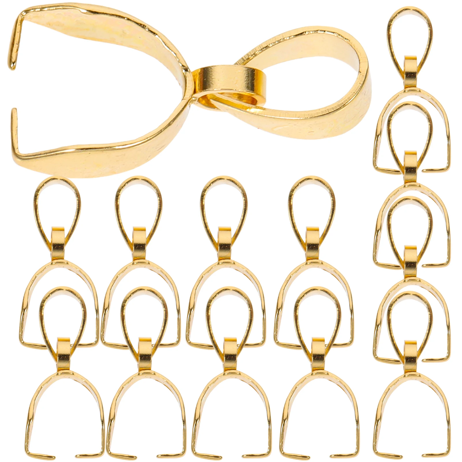 20pcs Stainless Steel Necklace Clasp Pendant Connector Buckles for DIY Jewelry Making Bead Pendants Clasps Charm Pinch Bails
20pcs Stainless Steel Necklace Clasp Pendant Connector Buckles for DIY Jewelry Making Bead Pendants Clasps Charm Pinch Bails