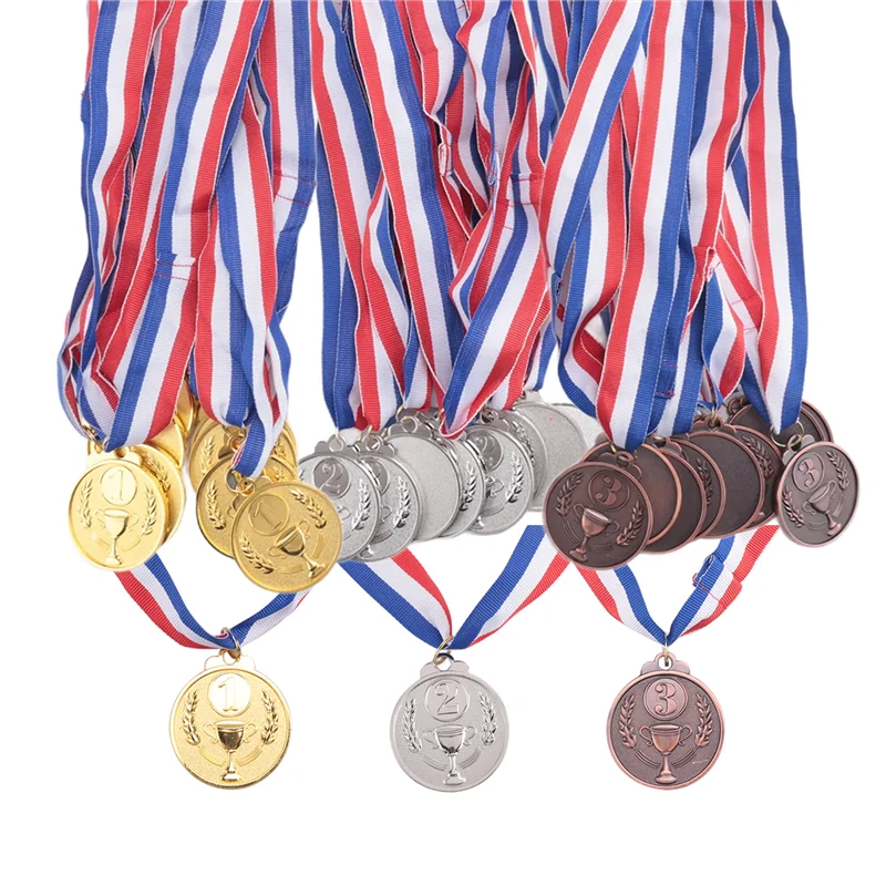 A18E-30Pcs Наградные медали Золото Серебро Бронза Медали победителя 1St 2Nd 3Rd Призы для соревнований 
A18E-30Pcs Наградные медали Золото Серебро Бронза Медали победителя 1St 2Nd 3Rd Призы для соревнований