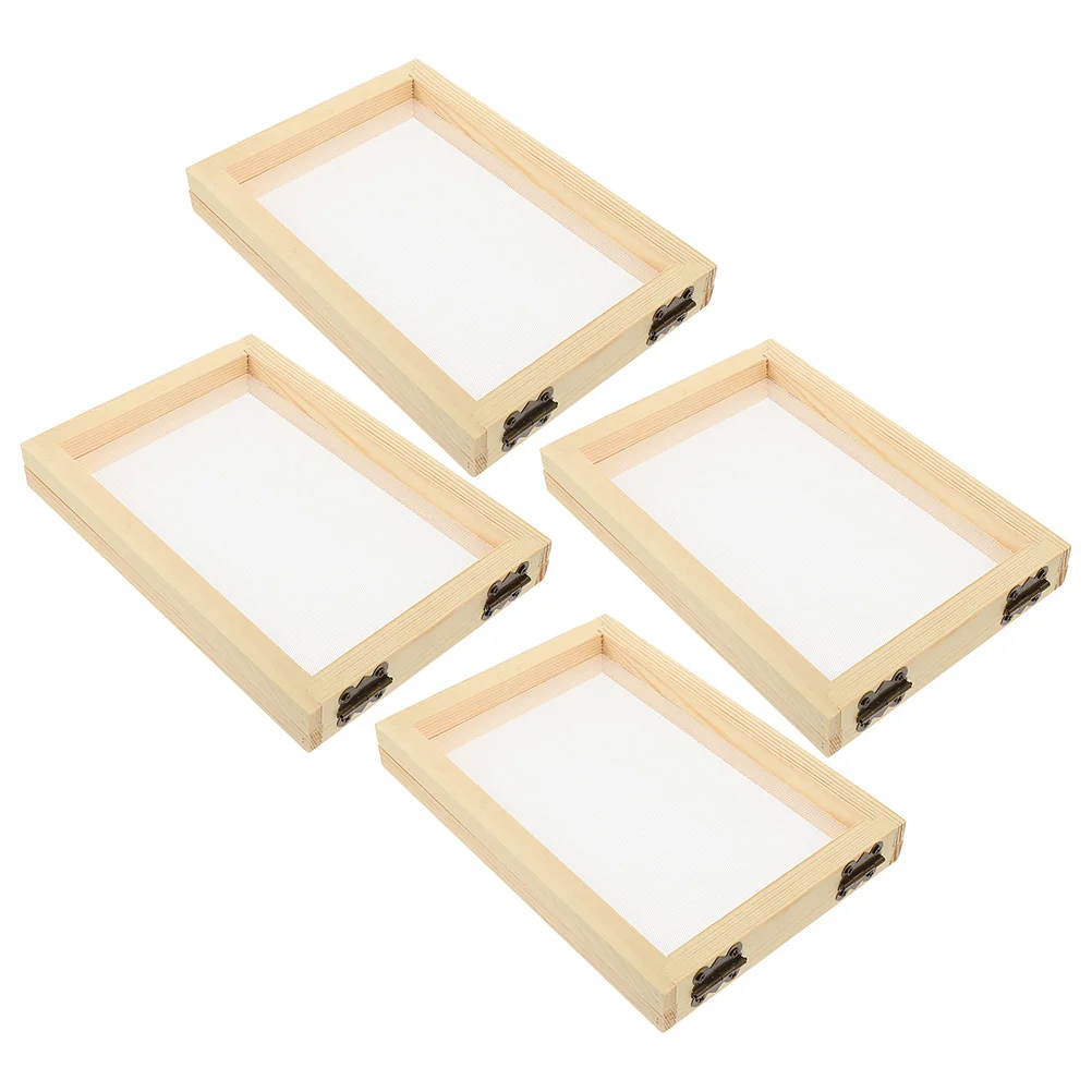 4 Pcs Paper Frame DIY Craft Tools Wooden Screen Handicraft Frames Making Package Mould Copper Educational Toy Student Picture
4 Pcs Paper Frame DIY Craft Tools Wooden Screen Handicraft Frames Making Package Mould Copper Educational Toy Student Picture
