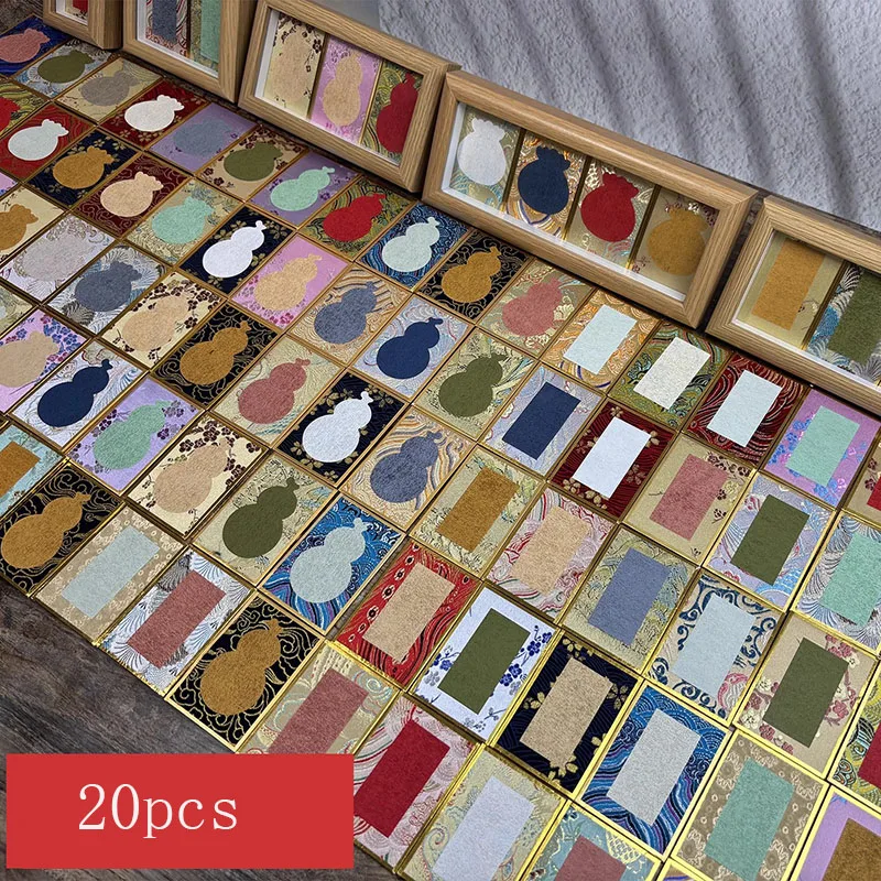 20 шт. мини-маленькие каллиграфические карты Кай - жесткая полувырастая бумага Сюань для практики письма кистью, китайская чернильная художественная записка
20 шт. мини-маленькие каллиграфические карты Кай - жесткая полувырастая бумага Сюань для практики письма кистью, китайская чернильная художественная записка