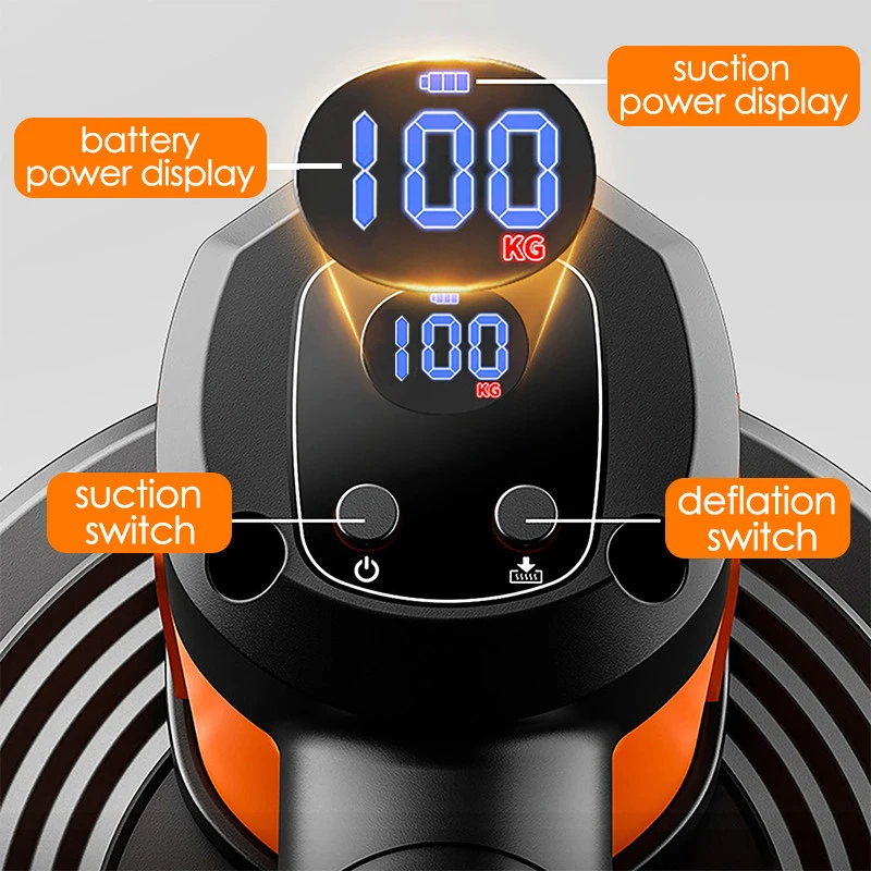 Industrial Grade Intelligent Electric Vacuum Suction Cup 100KG Load Heavy-Duty Granite Tile Glass Lifter 1500mAh Storage Box
Industrial Grade Intelligent Electric Vacuum Suction Cup 100KG Load Heavy-Duty Granite Tile Glass Lifter 1500mAh Storage Box