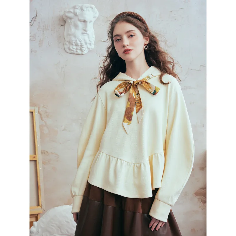 Van Gogh-Inspired Sheer Print Tie-Up Oversized Hoodie for Women
Van Gogh-Inspired Sheer Print Tie-Up Oversized Hoodie for Women