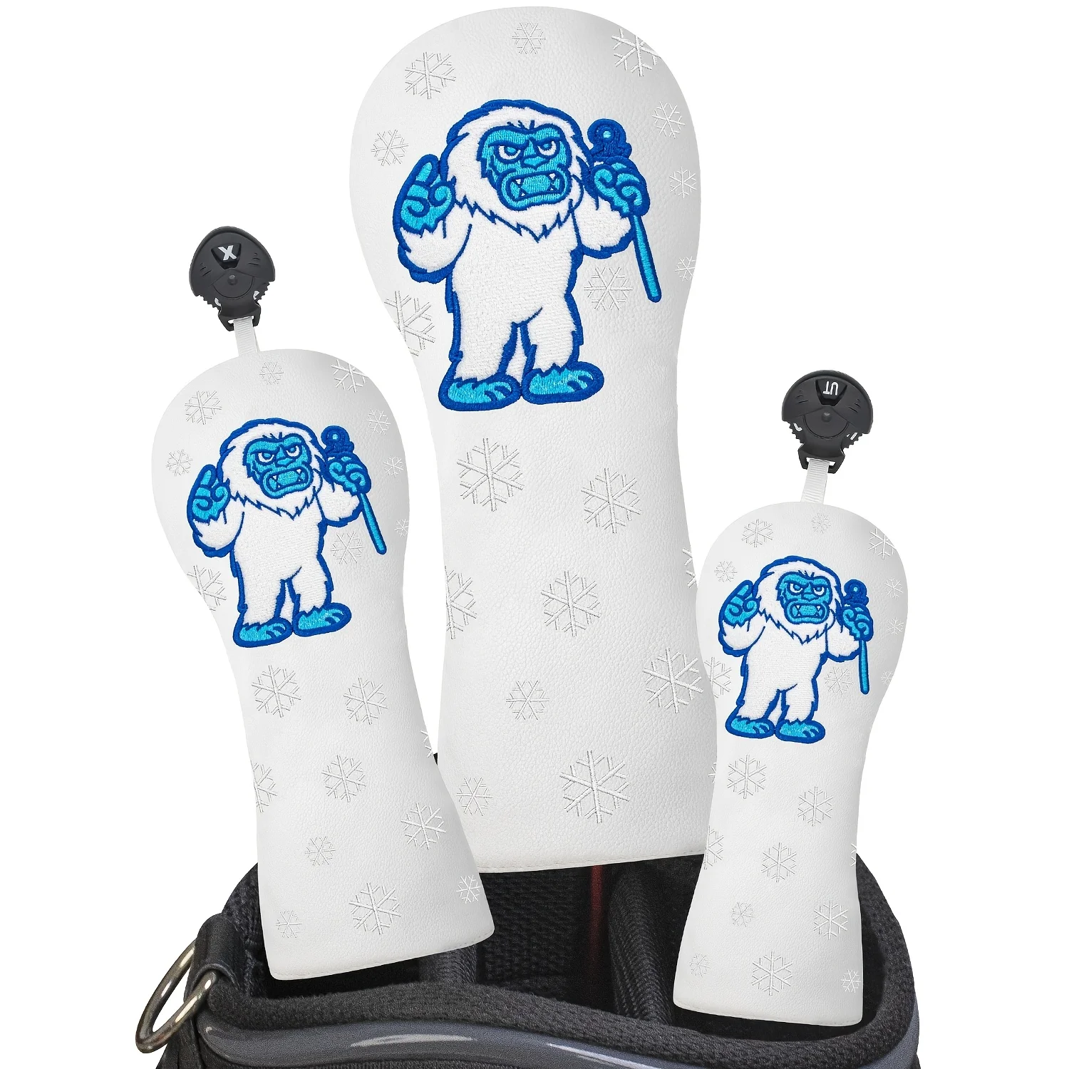 1pc/3pcs Snow Ape Pattern Golf Club Head Cover, Durable Protective Accessory, Suitable for Men and Women Golf Enthusiasts,
1pc/3pcs Snow Ape Pattern Golf Club Head Cover, Durable Protective Accessory, Suitable for Men and Women Golf Enthusiasts,