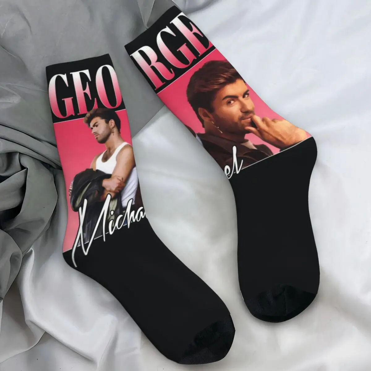 Men Socks George Michaels Legend Music Singer Stockings Winter Casual Soft Breathable Socks Design Running Non Slip Socks
Men Socks George Michaels Legend Music Singer Stockings Winter Casual Soft Breathable Socks Design Running Non Slip Socks