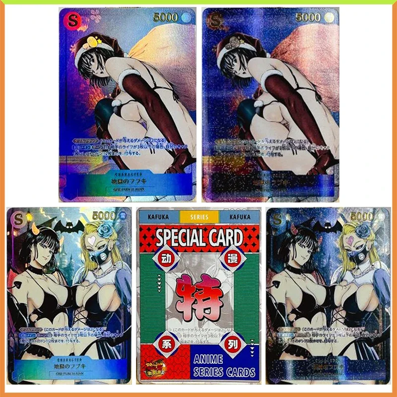 Anime Goddess Story DIY ACG Fubuki Laser Refraction Foil Toys for boys Tabletop Battle Game Collectible Cards Birthday Present
Anime Goddess Story DIY ACG Fubuki Laser Refraction Foil Toys for boys Tabletop Battle Game Collectible Cards Birthday Present