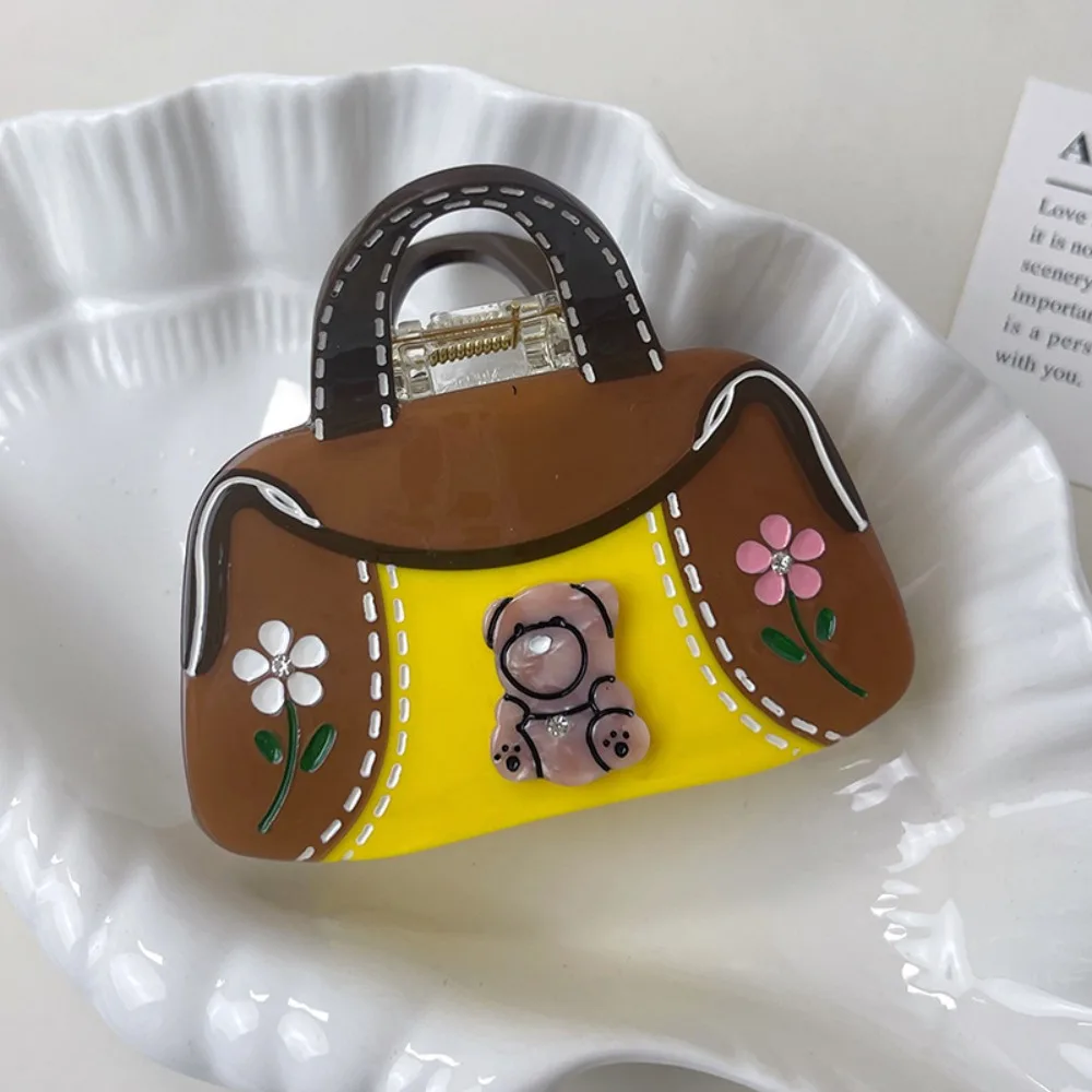 Acetic Acid Acetate Hair Claw Flower Mini Handbag Shape Cartoon Bear Hair Clip Grab Clip Shark Clip Rhinestone Hairpin Daily
Acetic Acid Acetate Hair Claw Flower Mini Handbag Shape Cartoon Bear Hair Clip Grab Clip Shark Clip Rhinestone Hairpin Daily