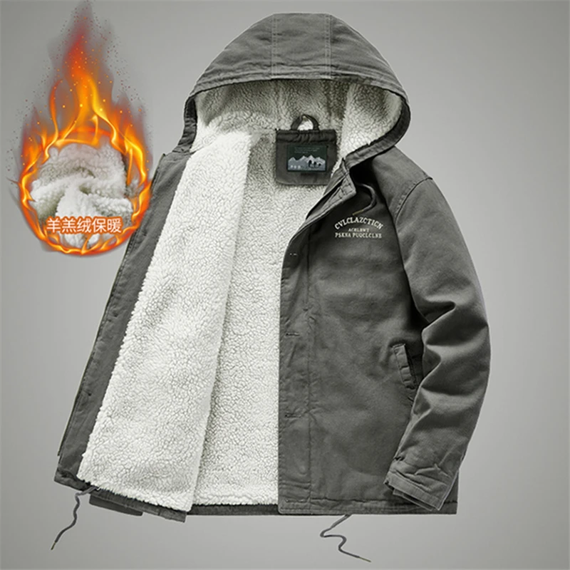 2024 Men's Hooded Winter Jackets Casual Coat High Quality Male Loose Bomber Jacket Outwear Fleece Thick Warm Parkas Down Jackets
2024 Men's Hooded Winter Jackets Casual Coat High Quality Male Loose Bomber Jacket Outwear Fleece Thick Warm Parkas Down Jackets
