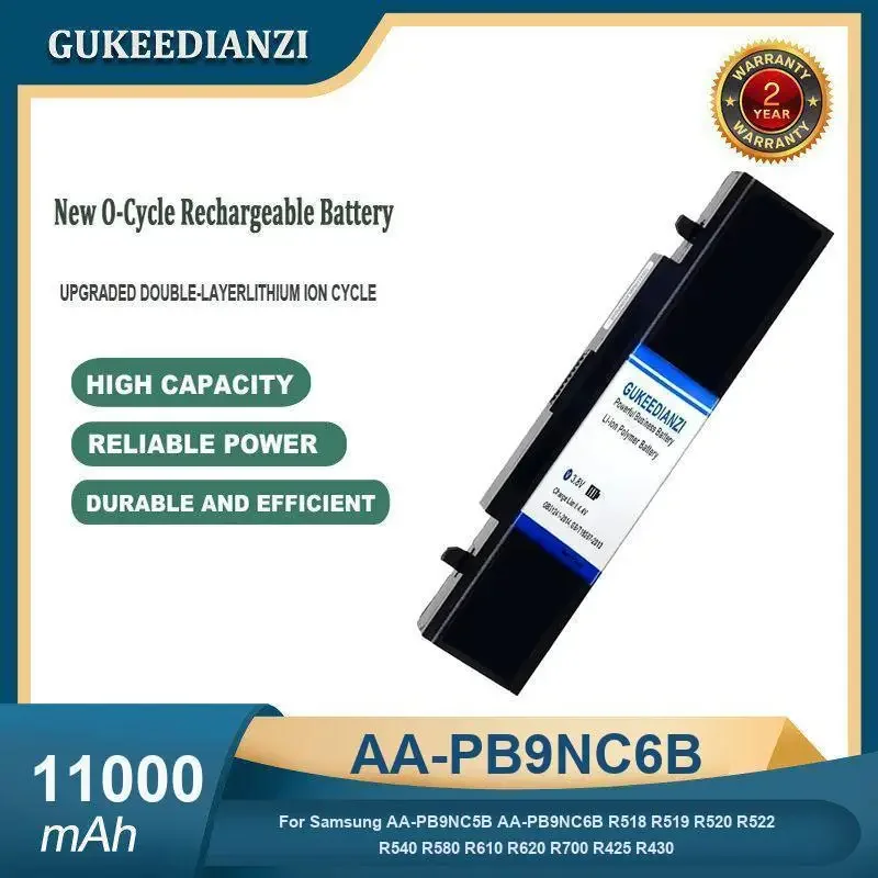11000mAh AA-PB9NC6B Laptop Battery For Samsung AA-PB9NC5B AA-PB9NC6B R518 R519 R520 R522 R540 R580 R610 R620 R700 R425 R430
11000mAh AA-PB9NC6B Laptop Battery For Samsung AA-PB9NC5B AA-PB9NC6B R518 R519 R520 R522 R540 R580 R610 R620 R700 R425 R430
