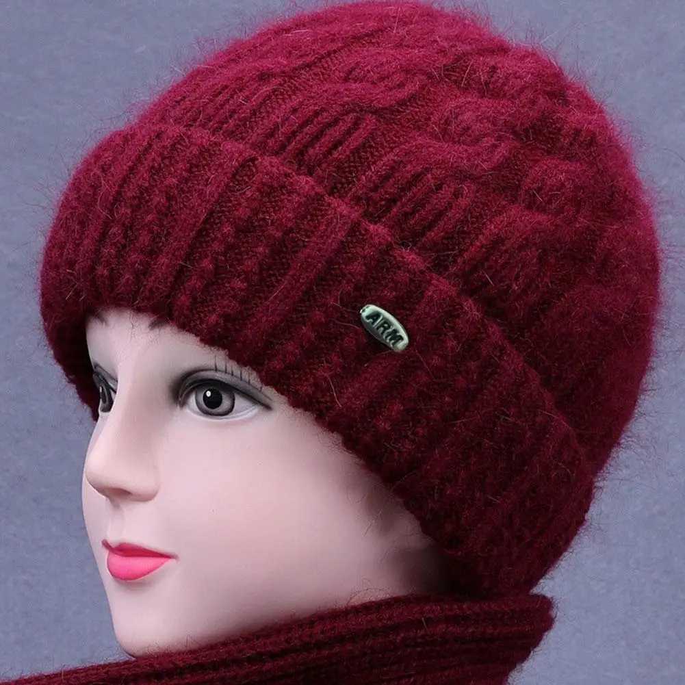 Women Wool Knitting Hat Fashion Thick Warm Vintage Elegant Middle-aged And Elderly Hats Outdoor Warm Knitted Hats Skullies
Women Wool Knitting Hat Fashion Thick Warm Vintage Elegant Middle-aged And Elderly Hats Outdoor Warm Knitted Hats Skullies
