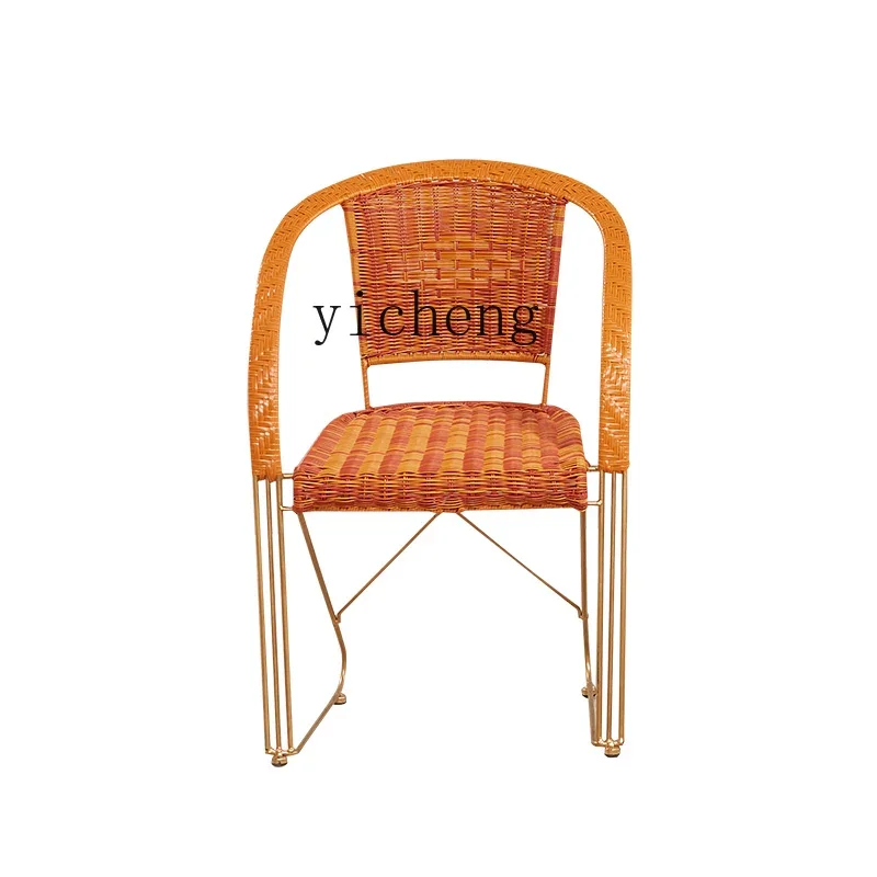 ZC Computer Rattan Chair Single Iron Balcony Leisure Mahjong Backrest Bouncing Chair
ZC Computer Rattan Chair Single Iron Balcony Leisure Mahjong Backrest Bouncing Chair