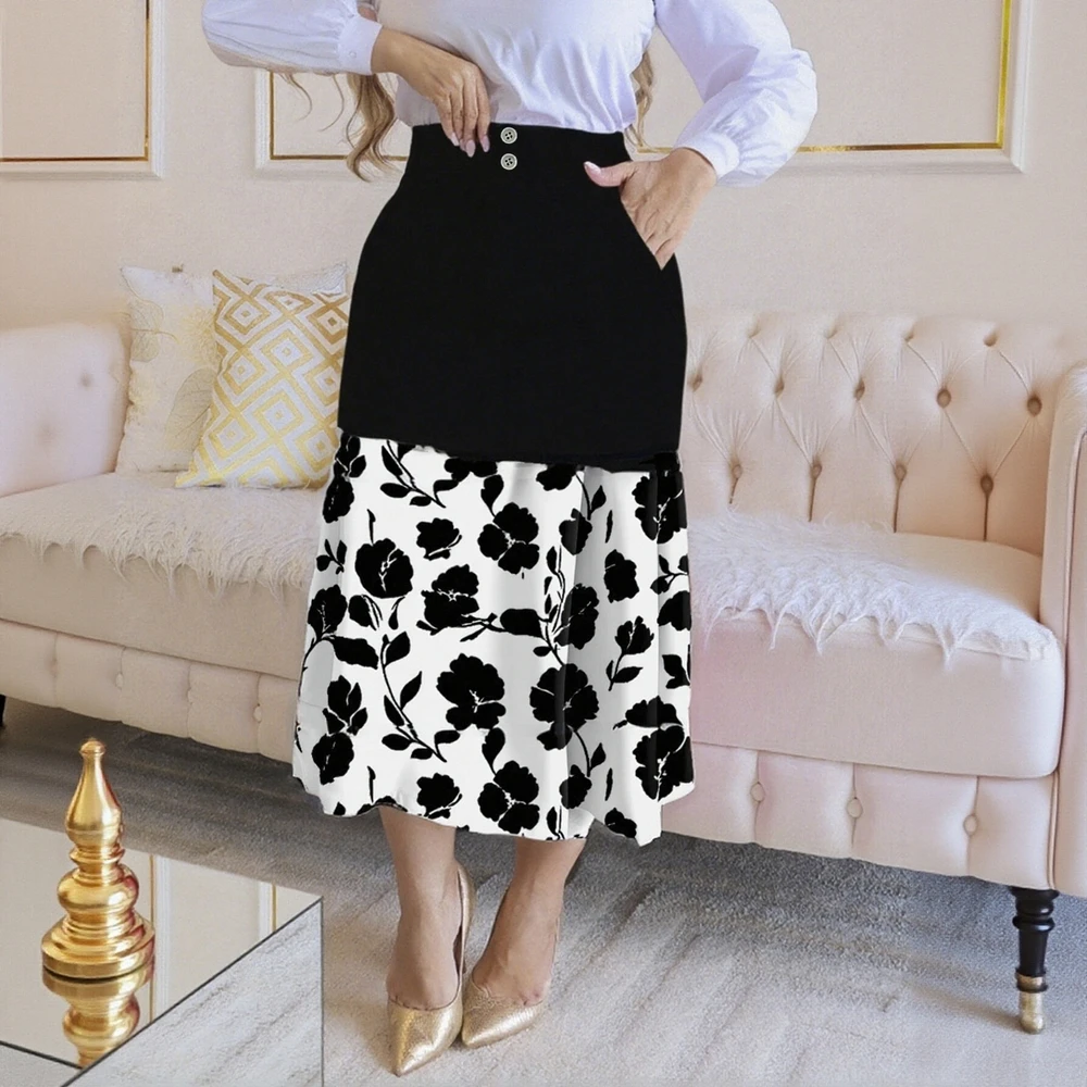 Casual Mid-Length A-Line Skirt Spring Dress Autumn Fit Regular Waistline Women's Fashion Skirts Classy Elegant Style
Casual Mid-Length A-Line Skirt Spring Dress Autumn Fit Regular Waistline Women's Fashion Skirts Classy Elegant Style