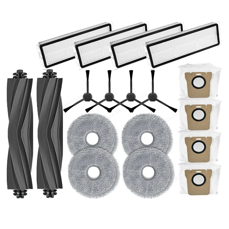 For Dreame Bot L20 Ultra Robot Vacuum Replacement Main Side Brush Hepa Filter Mop Pad Dust Bags
For Dreame Bot L20 Ultra Robot Vacuum Replacement Main Side Brush Hepa Filter Mop Pad Dust Bags