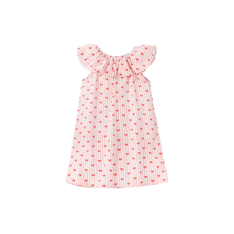 Girls Dress Cotton Cute Striped Children's Skirt Summer Short Sleeve Children's Princess Dress
Girls Dress Cotton Cute Striped Children's Skirt Summer Short Sleeve Children's Princess Dress