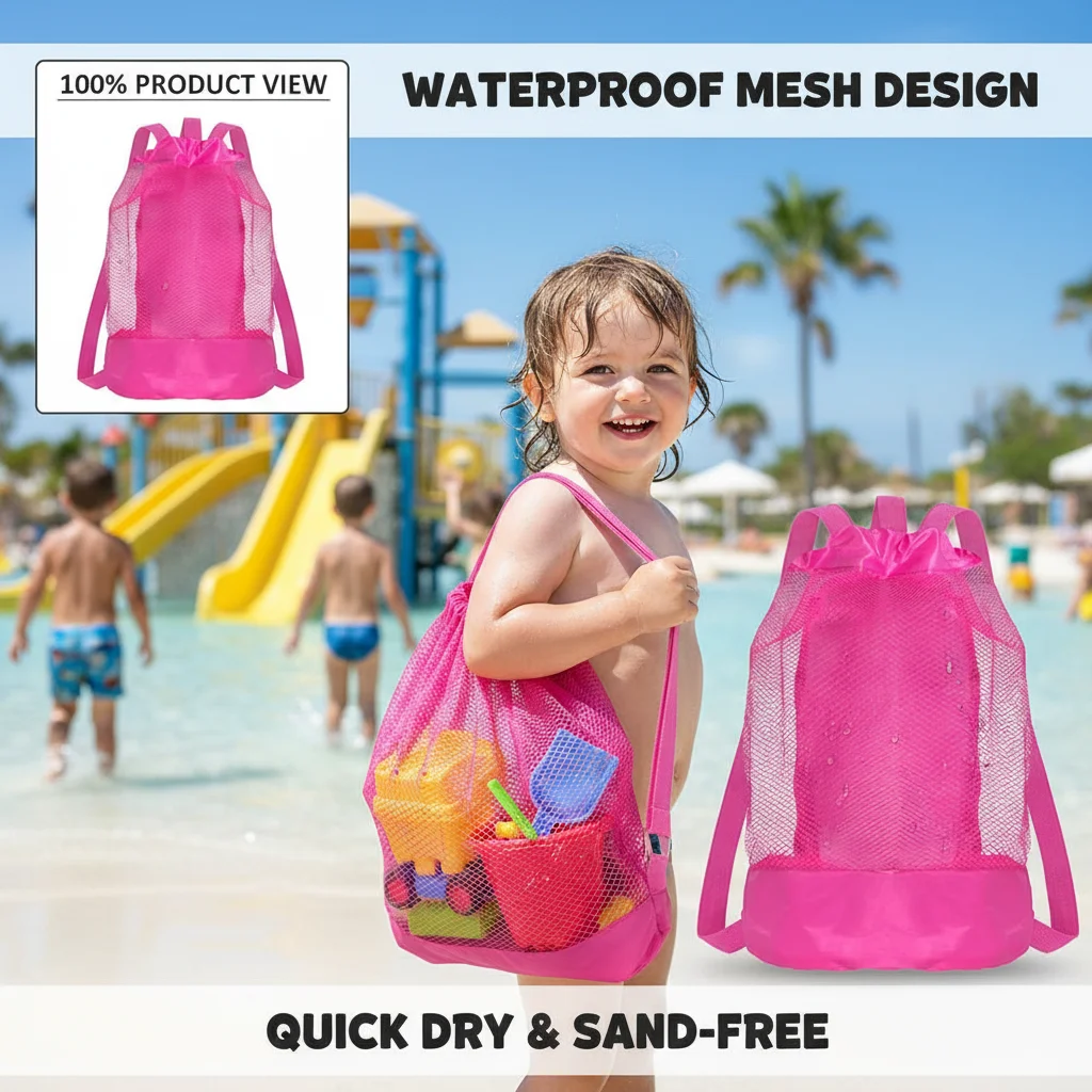 Portable Travel Beach Bag - Beach Toy Storage Backpack for Family Vacations Organizational Essential for Sand-Free Fun
Portable Travel Beach Bag - Beach Toy Storage Backpack for Family Vacations Organizational Essential for Sand-Free Fun