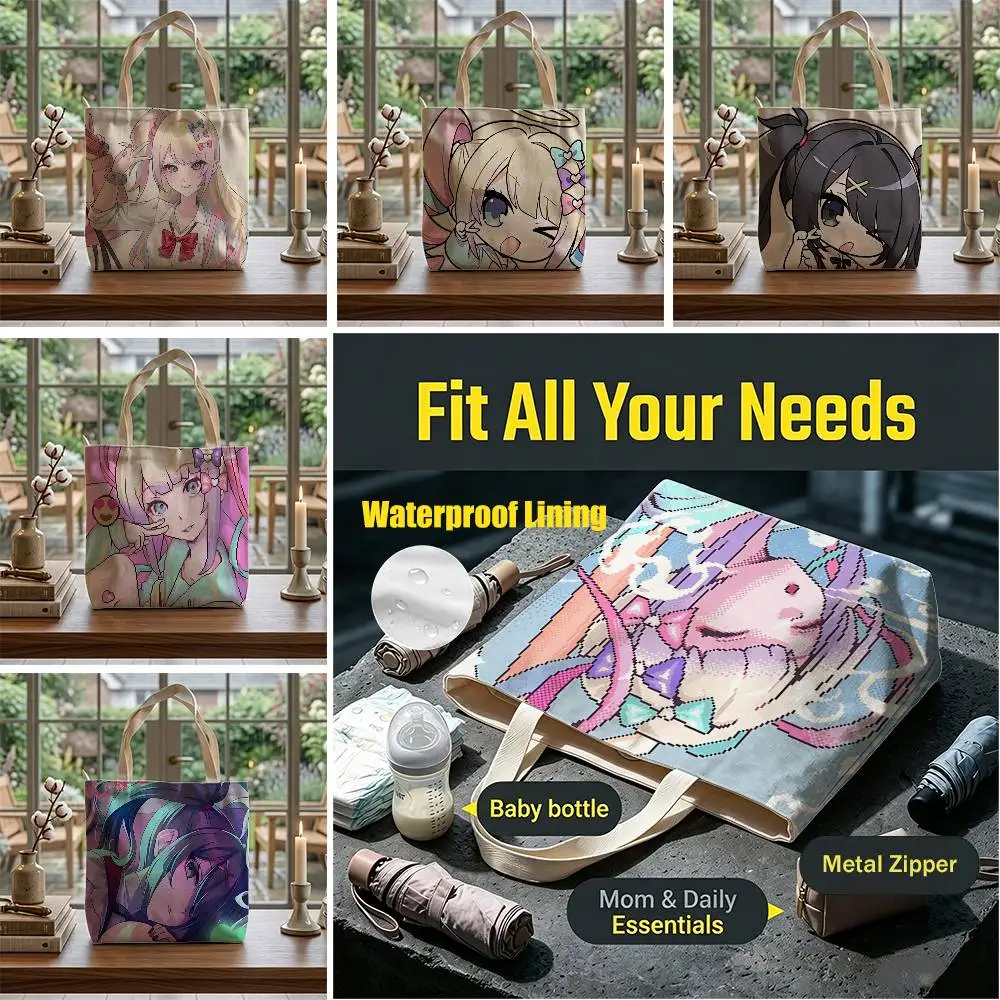 Needy Streamer Overload Ame-chan Storage Bags Waterproof Canvas bags suitable for going to class, shopping, gifts, and commuting
Needy Streamer Overload Ame-chan Storage Bags Waterproof Canvas bags suitable for going to class, shopping, gifts, and commuting
