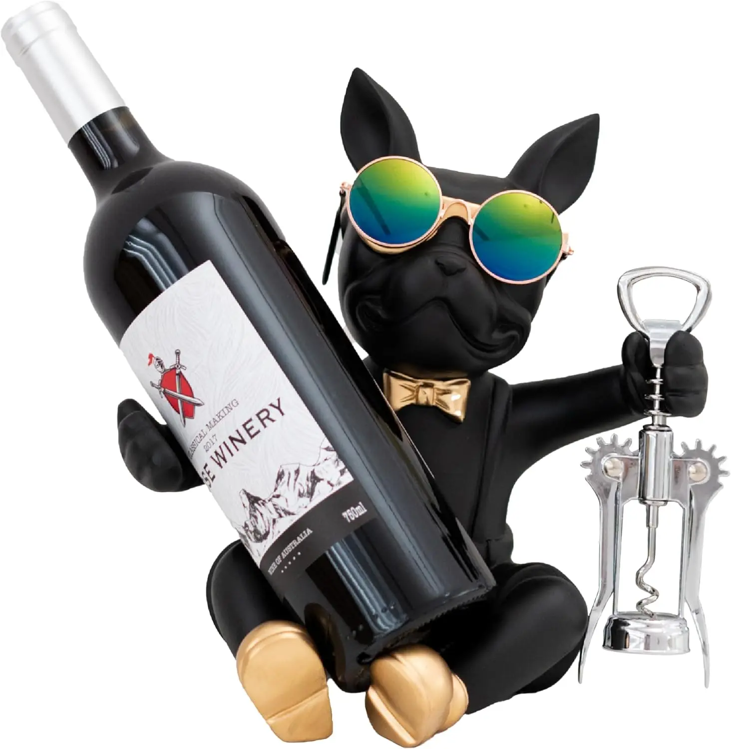 Держатель для бутылки вина Bulldog — уникальный органайзер для столешницы для домашнего декора для кухни или бара
Держатель для бутылки вина Bulldog — уникальный органайзер для столешницы для домашнего декора для кухни или бара