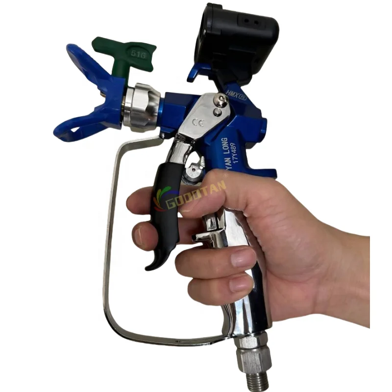 17Y489 Low Pressure 516 Tip Power Spray Gun Airless Paint Gun with LED Lamp
17Y489 Low Pressure 516 Tip Power Spray Gun Airless Paint Gun with LED Lamp