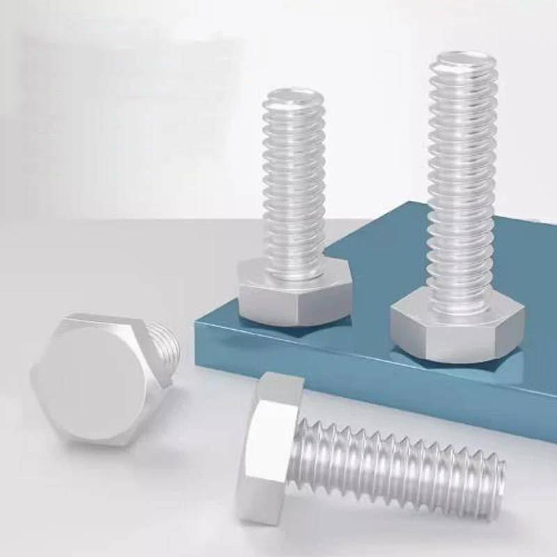 External Hexagon Aluminum Screws 6061 Alloy Metric Size M5 M6 M8 M10 M12 M16 Hex Head Bolt Hardware Fixing Parts For General Use
External Hexagon Aluminum Screws 6061 Alloy Metric Size M5 M6 M8 M10 M12 M16 Hex Head Bolt Hardware Fixing Parts For General Use