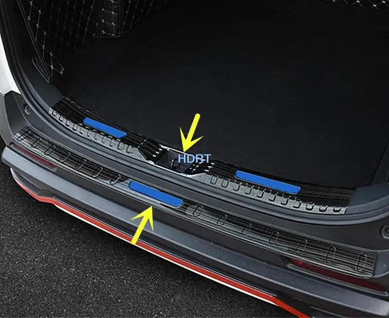 Car Styling Rear Bumper Foot Plate Trunk Trim Frame For Toyota RAV4 2020 + Tail Door Guard Cover Accessories Exterior Sticker
Car Styling Rear Bumper Foot Plate Trunk Trim Frame For Toyota RAV4 2020 + Tail Door Guard Cover Accessories Exterior Sticker