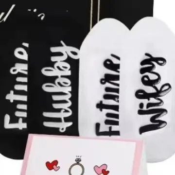 2024 Wedding Socks Future Hubby and Future Wife Medium Stockings Bridal Shower Decorations Rubber Cotton Socks Bride Groom Gifts
2024 Wedding Socks Future Hubby and Future Wife Medium Stockings Bridal Shower Decorations Rubber Cotton Socks Bride Groom Gifts