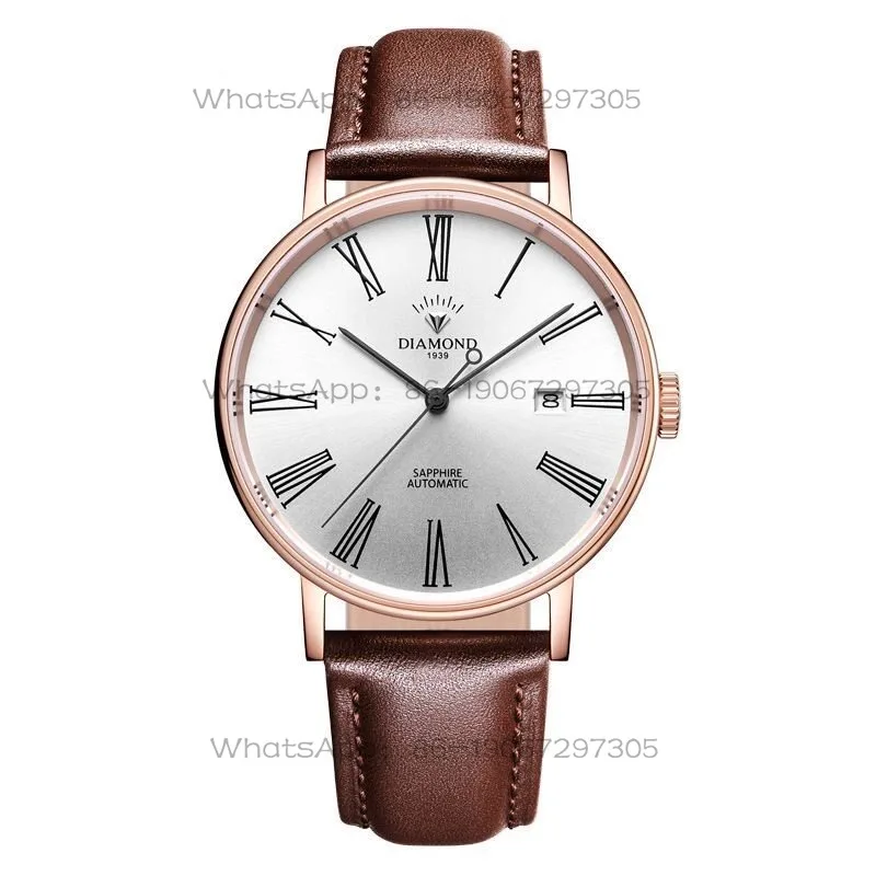 24-Hour Shipping Shanghai Diamond Brand Automatic Mechanical Single Calendar Roman Scale Perspective Waterproof Men's Watch
24-Hour Shipping Shanghai Diamond Brand Automatic Mechanical Single Calendar Roman Scale Perspective Waterproof Men's Watch