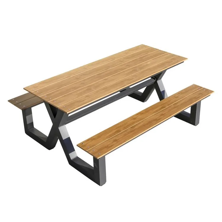 Outdoor tables and chairs plastic wood park chairs one-piece dining table and chairs outdoor scenic milk tea shop restaurant ove
Outdoor tables and chairs plastic wood park chairs one-piece dining table and chairs outdoor scenic milk tea shop restaurant ove