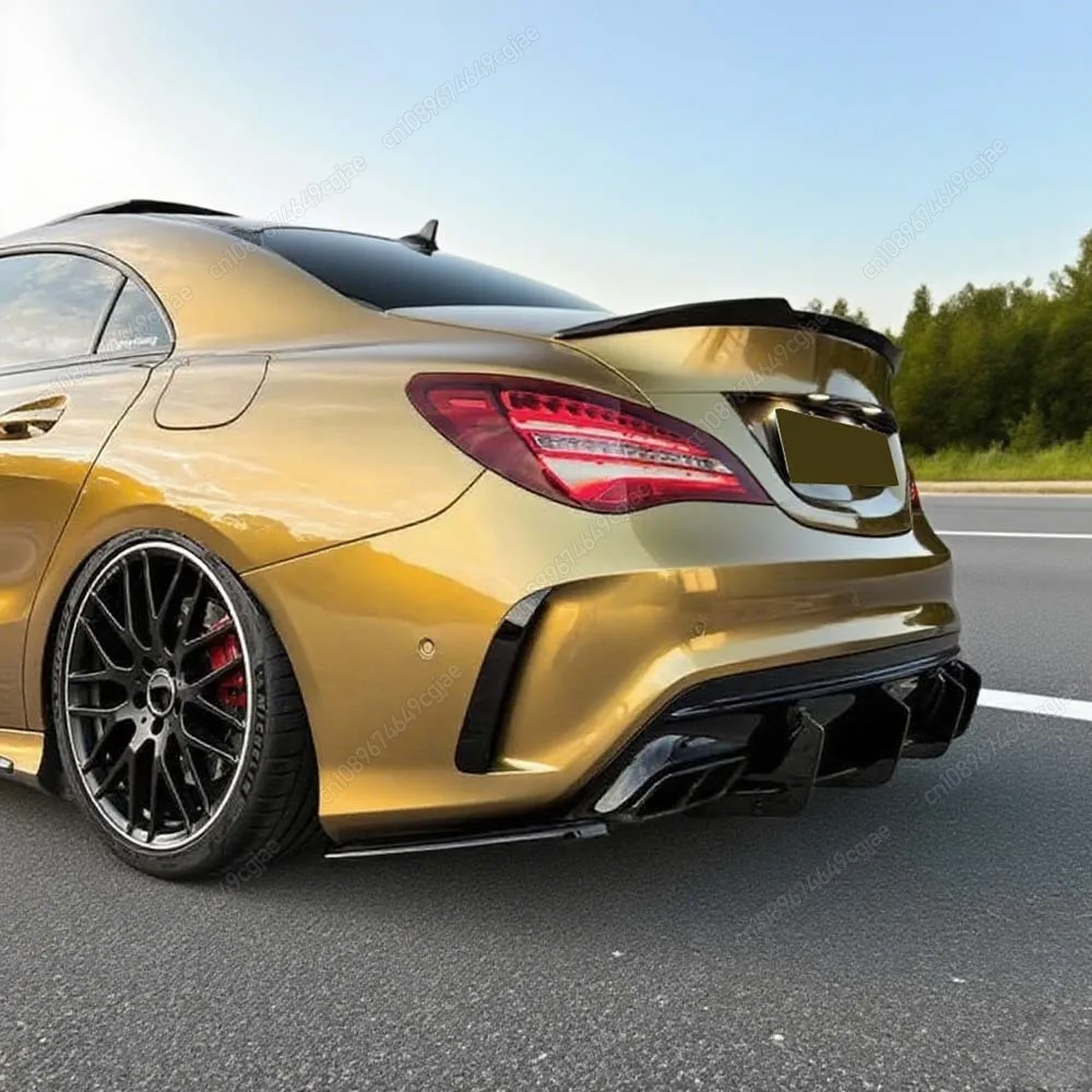 For Mercedes Benz C117 CLA45 AMG 2016-2019 ABS Canards Body Kits Car Rear Bumper Diffuser Rear Side Splitters Spoiler Lip Trims
For Mercedes Benz C117 CLA45 AMG 2016-2019 ABS Canards Body Kits Car Rear Bumper Diffuser Rear Side Splitters Spoiler Lip Trims