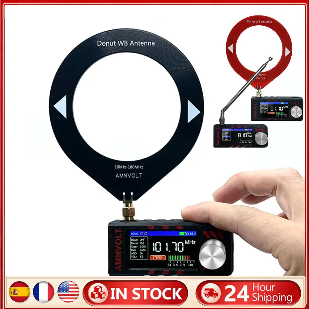 SI4732 0.5-108mhz LSB USB AM FM FM/AM Radio 1.9inch IPS Screen Mini Pocket Radio HF SW MW VHF Radio All Band Radio Receiver
SI4732 0.5-108mhz LSB USB AM FM FM/AM Radio 1.9inch IPS Screen Mini Pocket Radio HF SW MW VHF Radio All Band Radio Receiver