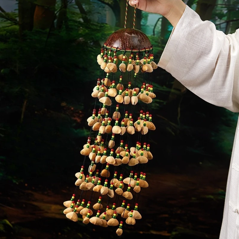 Nutshell Hand Bell Sound Healing Music Fruit Shell Bells Meditation Relax Handmade Chime Bells Portable Yoga Hand Cranked Bell
Nutshell Hand Bell Sound Healing Music Fruit Shell Bells Meditation Relax Handmade Chime Bells Portable Yoga Hand Cranked Bell