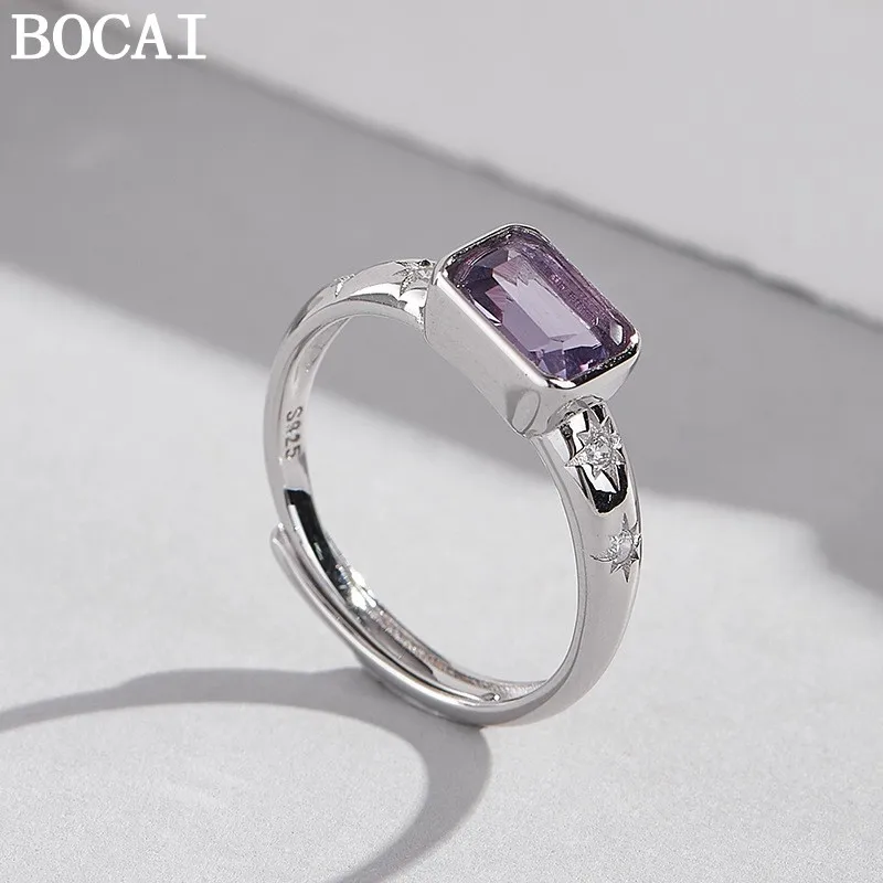 Серебряные украшения BOCAI S925, простое и модное квадратное кольцо с натуральным желтым кристаллом и звездным светом, женское кольцо для помолвки, избранный подарок для женщин
Серебряные украшения BOCAI S925, простое и модное квадратное кольцо с натуральным желтым кристаллом и звездным светом, женское кольцо для помолвки, избранный подарок для женщин