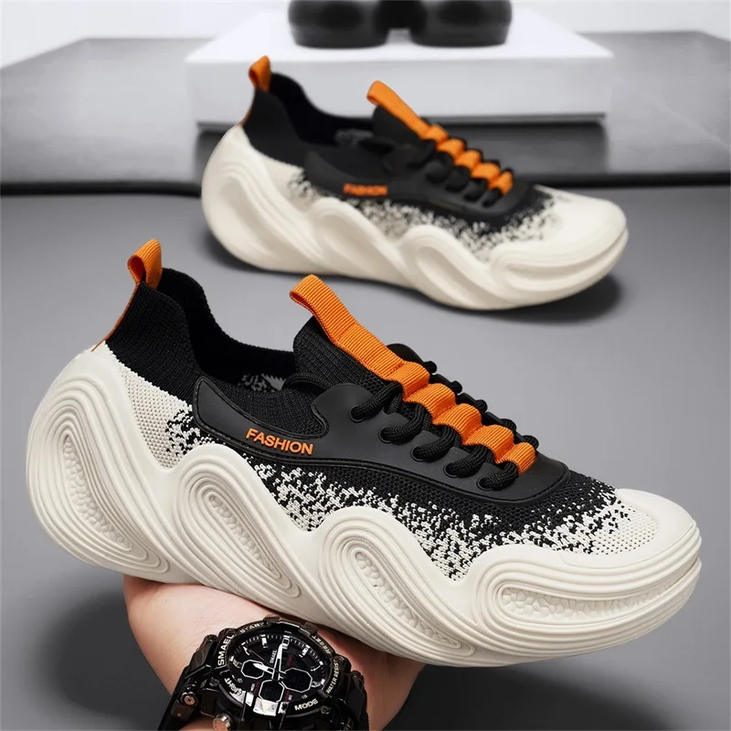 Youth Trend Men Mesh Running Shoes Slim Streamlined Shape Breathable Mesh Upper Casual Outdoor Sport Footwear
Youth Trend Men Mesh Running Shoes Slim Streamlined Shape Breathable Mesh Upper Casual Outdoor Sport Footwear