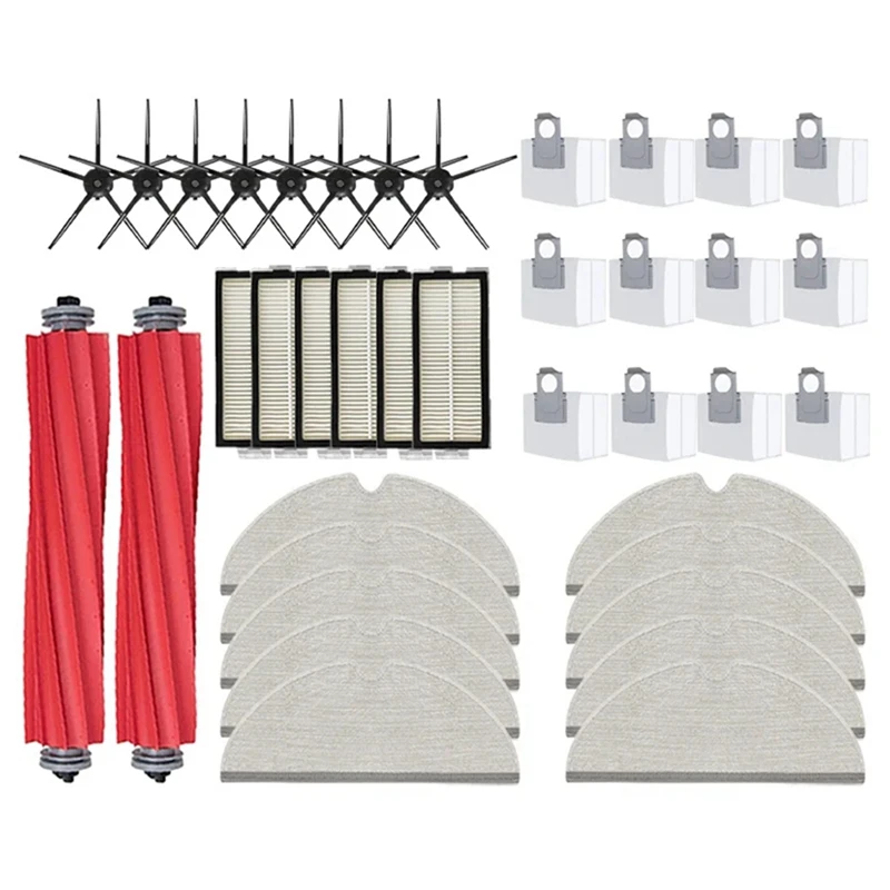 For Roborock Q7 Max, Q7 Max+, Q7 Plus,T8 Robot Vacuum Cleaner Accessories Main Side Brush Hepa Filter Mop Cloth Dust Bag
For Roborock Q7 Max, Q7 Max+, Q7 Plus,T8 Robot Vacuum Cleaner Accessories Main Side Brush Hepa Filter Mop Cloth Dust Bag