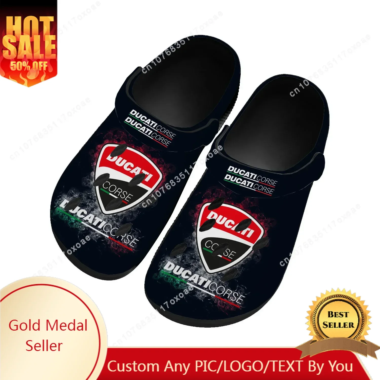 Ducatis Italy shoes Home Clog Mens Women Youth Boy Girl Sandals Shoes Garden Custom Made Breathable Shoe Beach Hole Slippers
Ducatis Italy shoes Home Clog Mens Women Youth Boy Girl Sandals Shoes Garden Custom Made Breathable Shoe Beach Hole Slippers