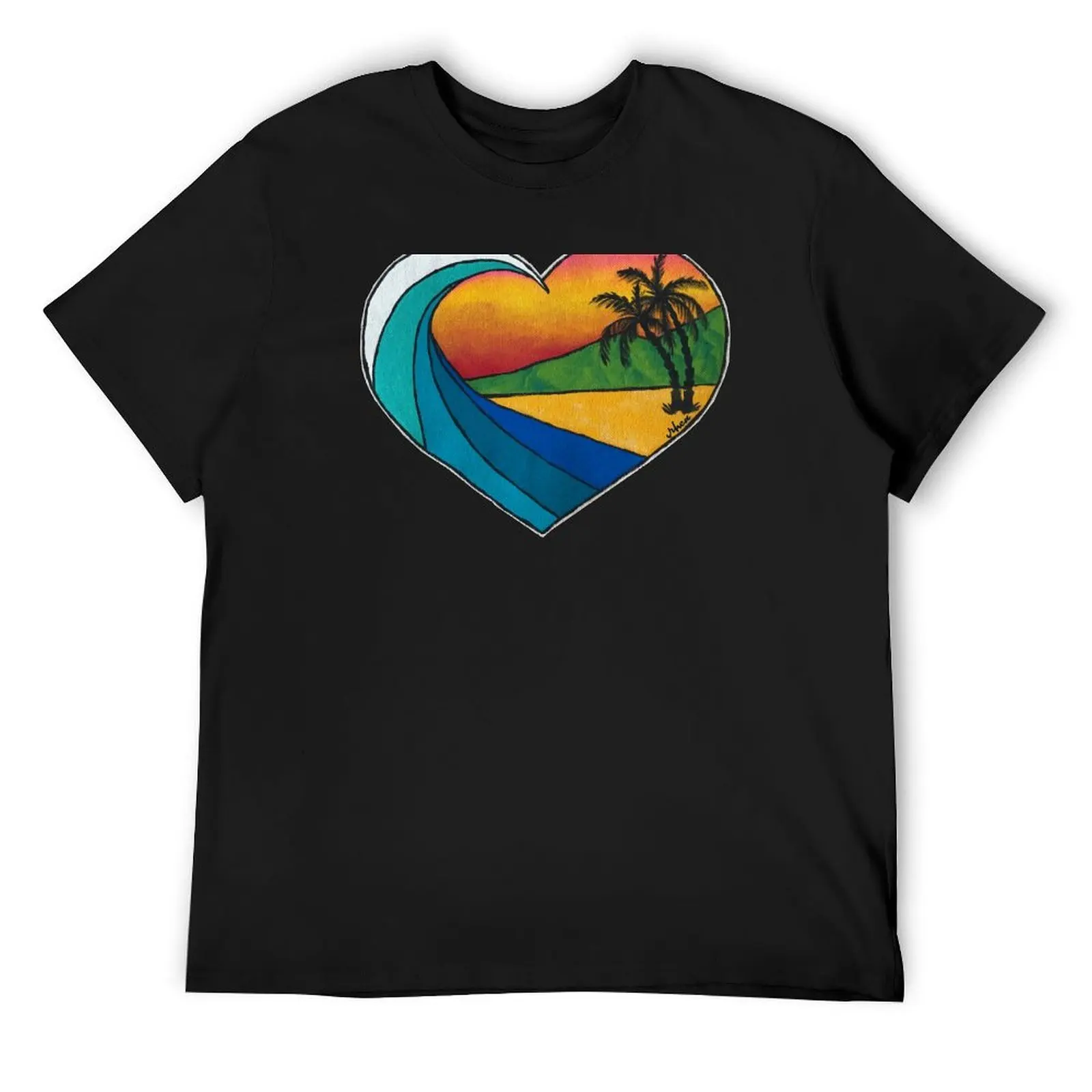 Heart Wave - Island Beach Sunset T-Shirt street wear for a boy vintage clothes graphic tee shirt men workout shirt
Heart Wave - Island Beach Sunset T-Shirt street wear for a boy vintage clothes graphic tee shirt men workout shirt