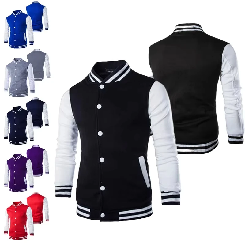 Men's Casual Baseball Jacket, Casual Outdoor Sports Street Style Jacket
Men's Casual Baseball Jacket, Casual Outdoor Sports Street Style Jacket