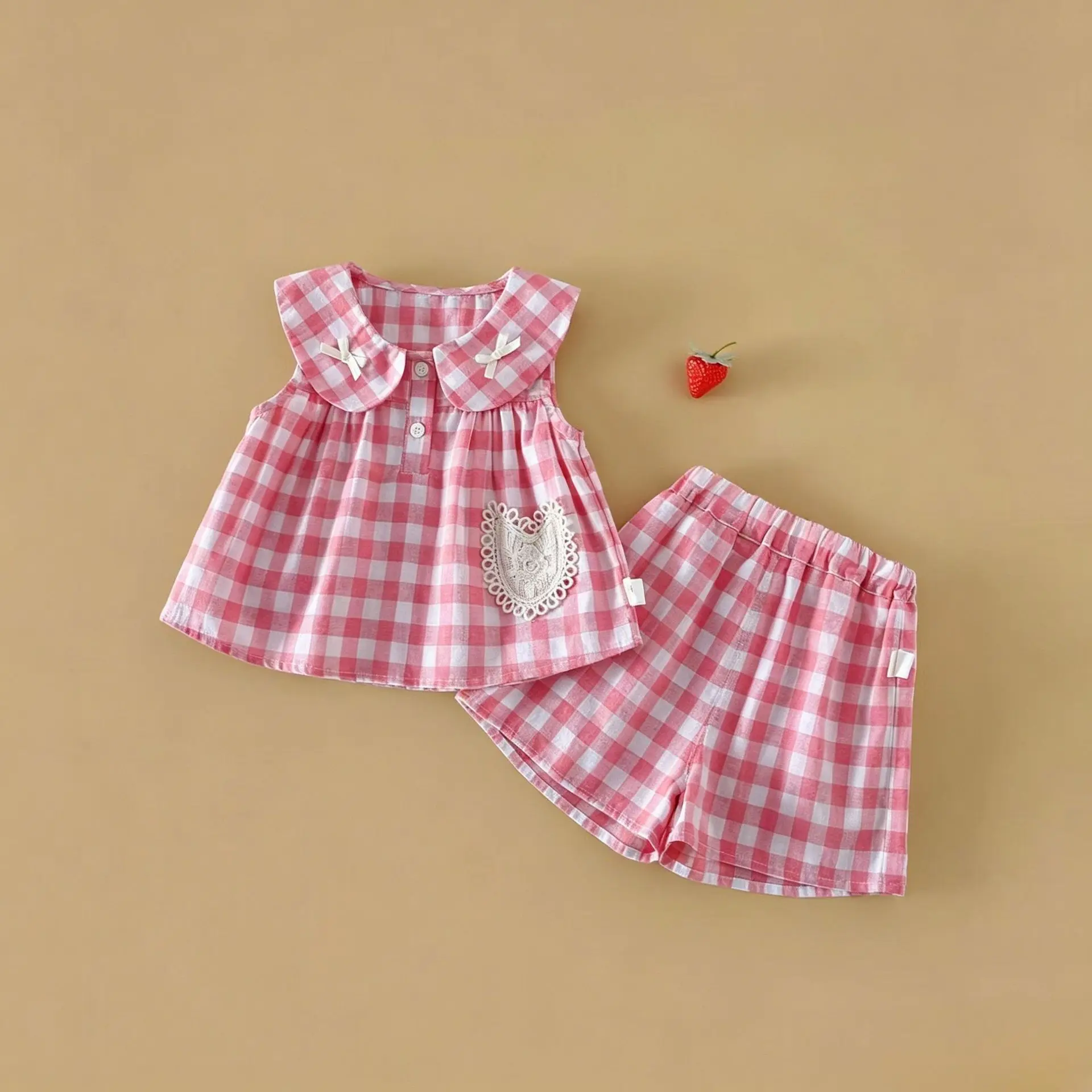 Summer New Arrival Girls Sleeveless Outfit Set
Summer New Arrival Girls Sleeveless Outfit Set