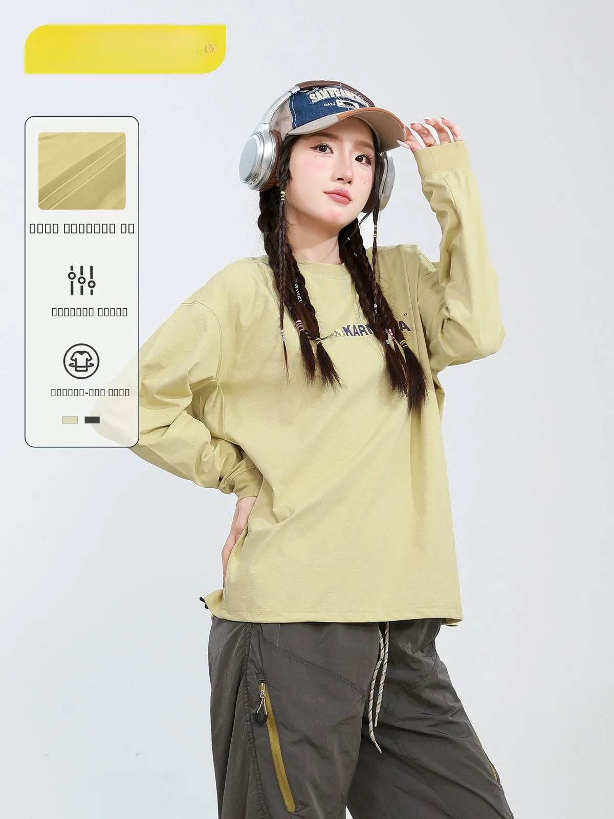 Комплект для активного отдыха ZEENI: женская футболка с длинным рукавом и быстросохнущие повседневные брюки для походов и альпинизма
Комплект для активного отдыха ZEENI: женская футболка с длинным рукавом и быстросохнущие повседневные брюки для походов и альпинизма