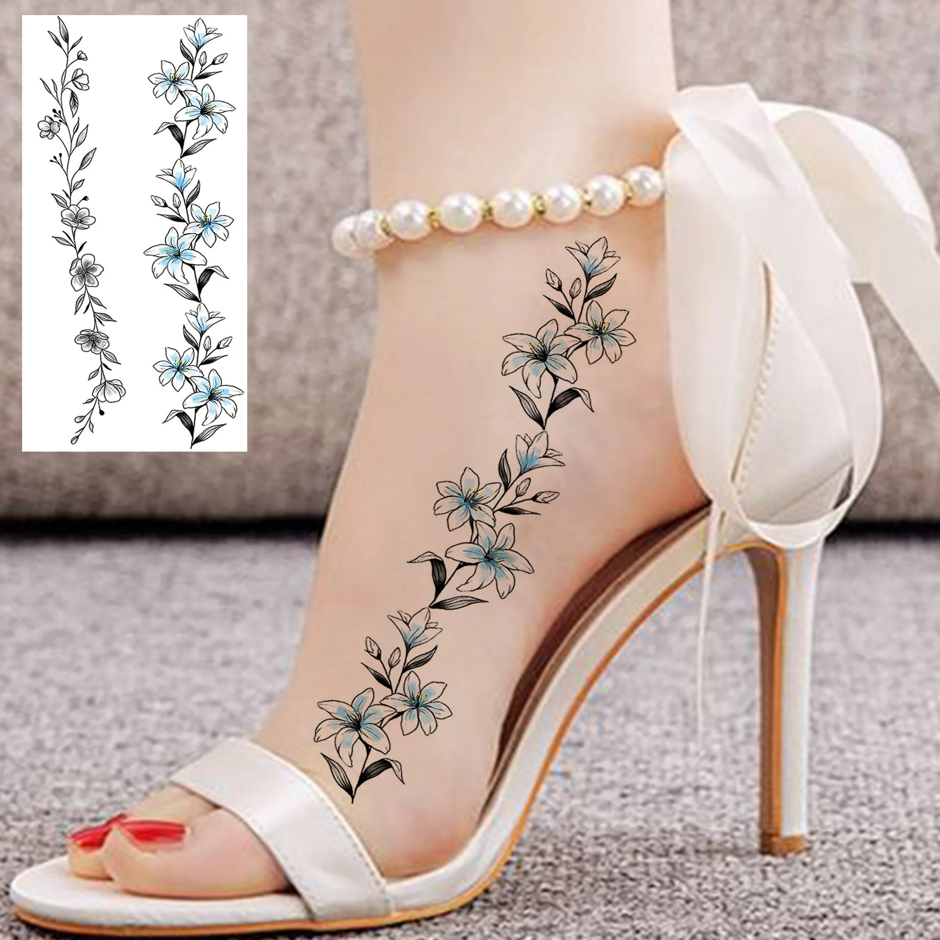 Water Transfer Tattoo Stickers Butterfly Flower Premium High End for Hand Back Foot Non Toxic Waterproof Durable Long Lasting
Water Transfer Tattoo Stickers Butterfly Flower Premium High End for Hand Back Foot Non Toxic Waterproof Durable Long Lasting