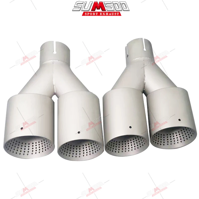 Genuine SUMSOO 1 Pcs Double Matte Stainless Steel Car Muffler Tip Exhaust Tip System Pipe Universal Exhaust Tip 60MM 63mm GTI MK
Genuine SUMSOO 1 Pcs Double Matte Stainless Steel Car Muffler Tip Exhaust Tip System Pipe Universal Exhaust Tip 60MM 63mm GTI MK