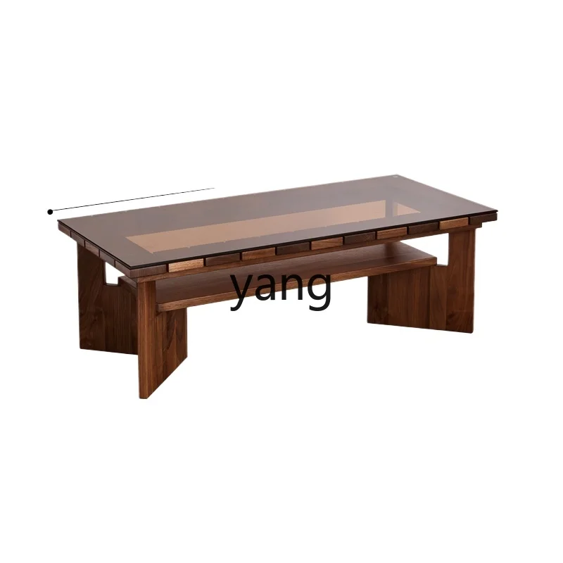 LH black walnut coffee table solid wood small tea table medieval light luxury living room small apartment tea table
LH black walnut coffee table solid wood small tea table medieval light luxury living room small apartment tea table