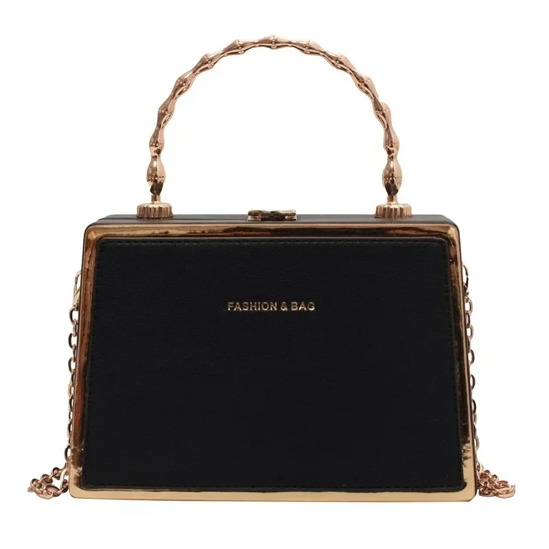 Box Bag With Metal Handle Vintage Small Totes Pu Leather Handbag And Purse For Women New Fashion Brand Shoulder Crossbody Bag
Box Bag With Metal Handle Vintage Small Totes Pu Leather Handbag And Purse For Women New Fashion Brand Shoulder Crossbody Bag