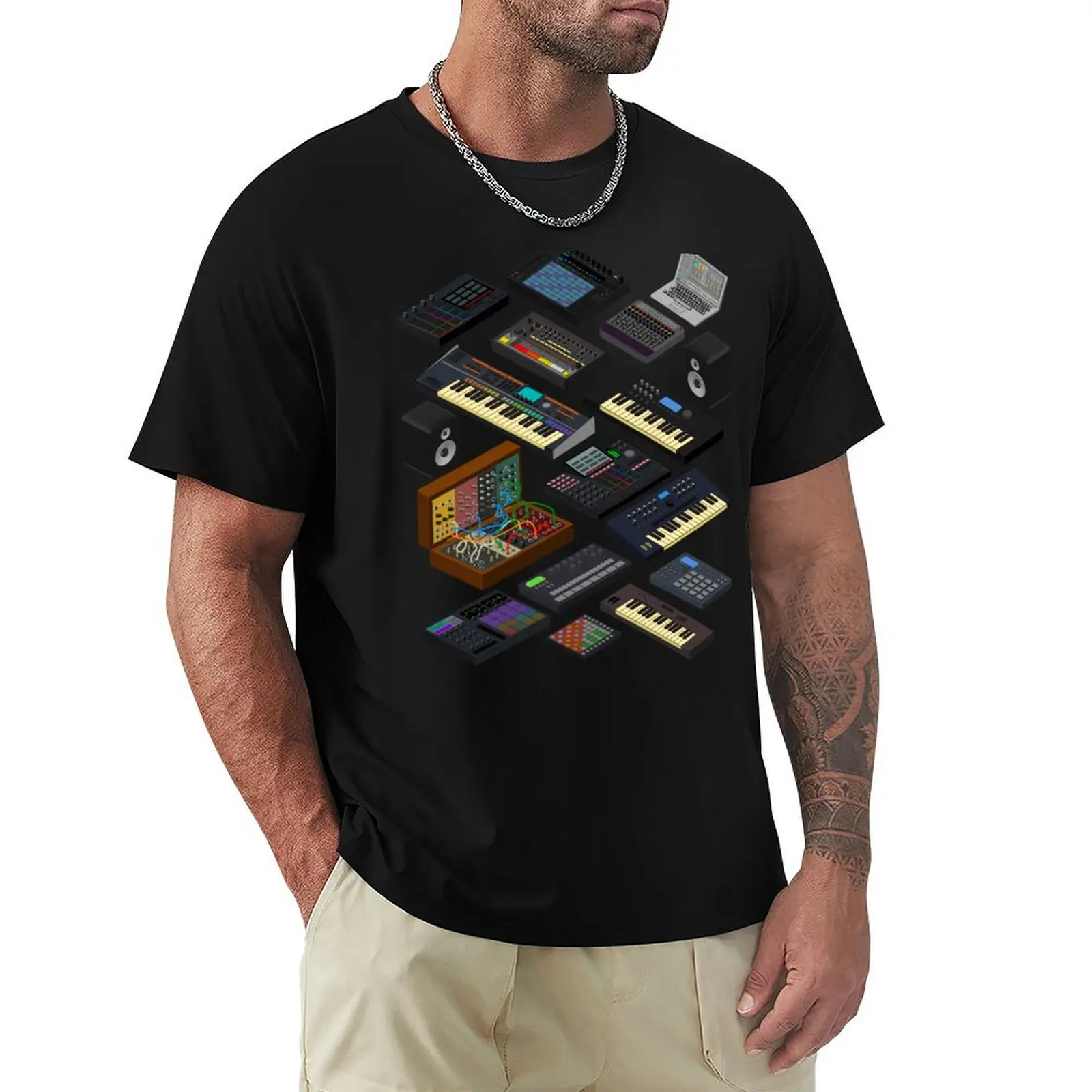 Synthesizers for Electronic Music Producer T-Shirt anime rapper graphic tees Blouse anime stuff anime shirts men
Synthesizers for Electronic Music Producer T-Shirt anime rapper graphic tees Blouse anime stuff anime shirts men