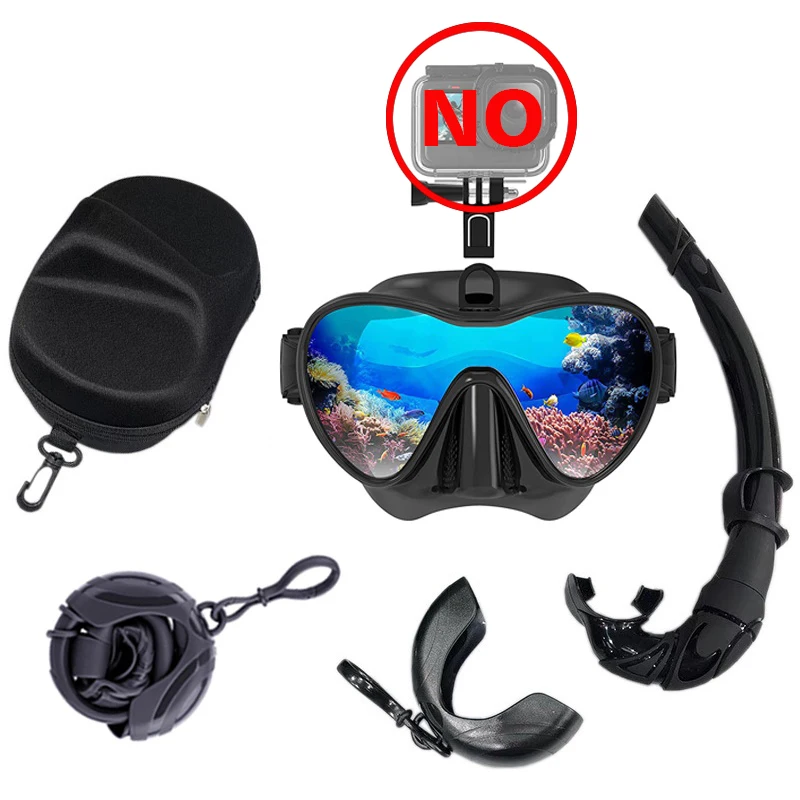 Brand NEW Snorkeling Set Dry Top Anti Fog HD Aqua Diving Goggles Adult Diving Underwater Goggles Snorkel Mask with Gopro Mount
Brand NEW Snorkeling Set Dry Top Anti Fog HD Aqua Diving Goggles Adult Diving Underwater Goggles Snorkel Mask with Gopro Mount
